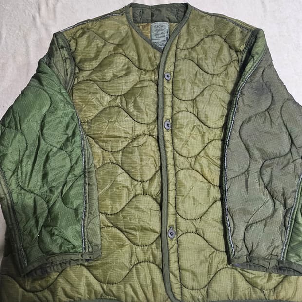 90s m65필드자켓 라이너 라지
