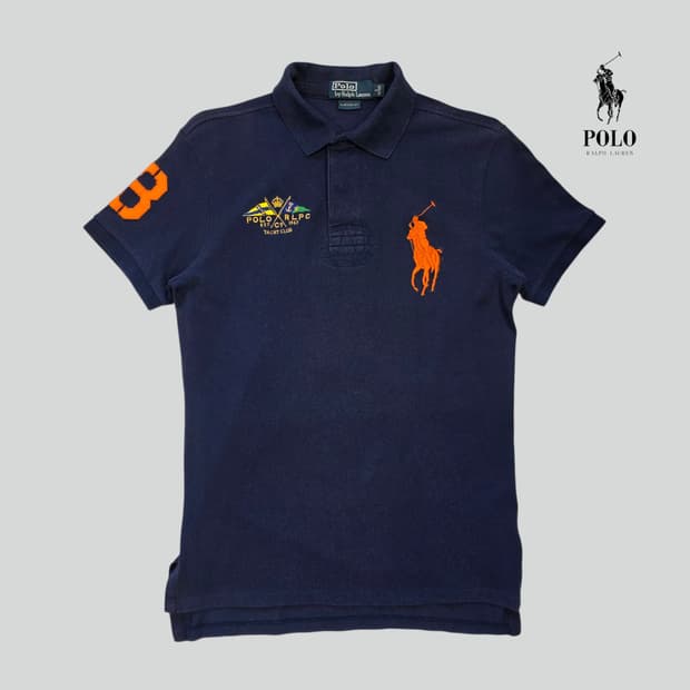 [S]폴로 랄프로렌 네이비 빅포니 커스텀핏 카라티
