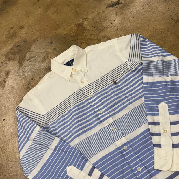 [정품/S] 폴로 랄프로렌 스트라이프 셔츠 b14