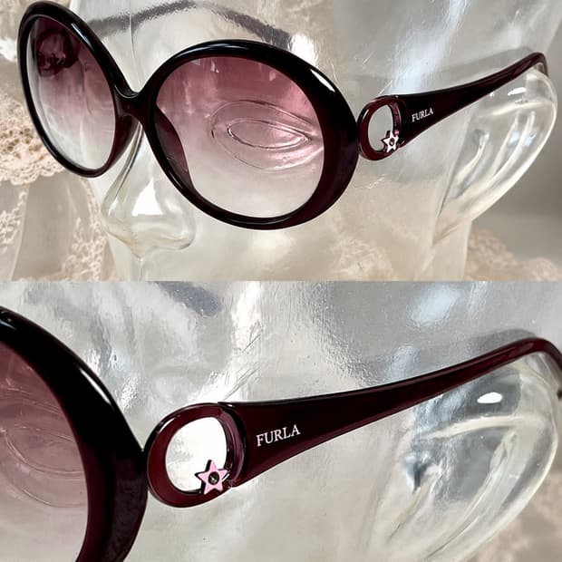 FURLA Mulberry Oversized Star Sunglasses
