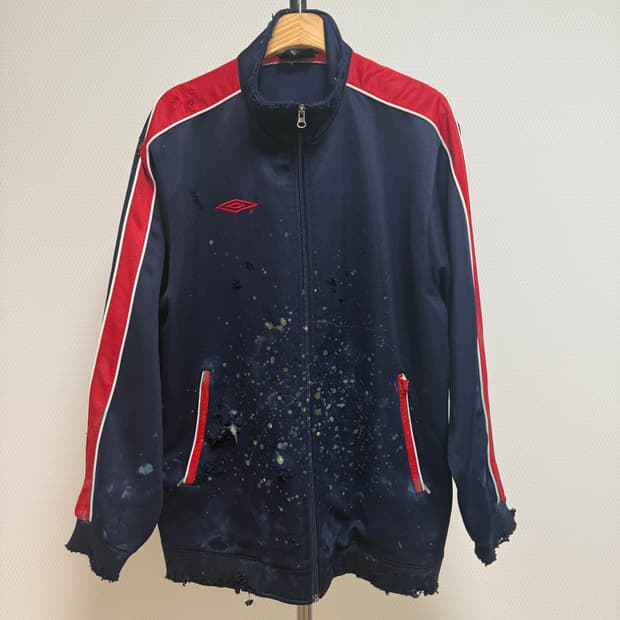 엄브로 빈티지 집업 져지