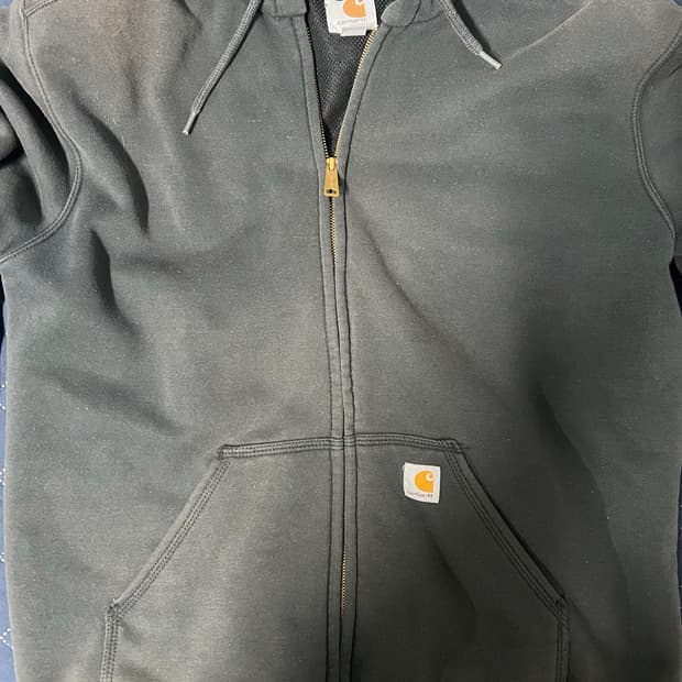 칼하트 후드집업 차콜