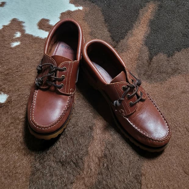 STORM 남성용 브라운 보트슈즈(280)