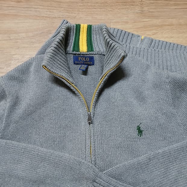 polo 폴로 니트 집업 자켓 보이즈 성인 S사이즈 추천