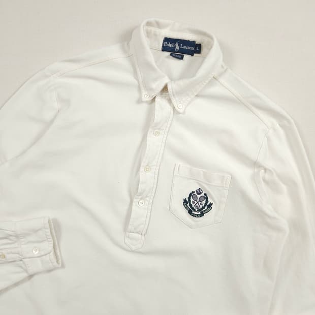 L(100) 폴로 랄프로렌 올드스쿨 럭비티