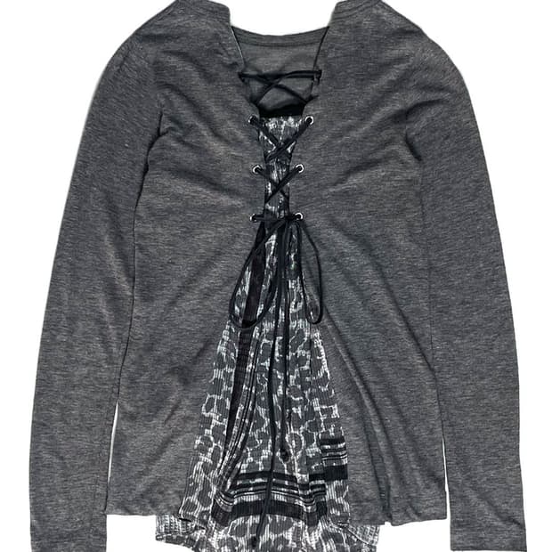 sacai 레이어드 롱 슬리브리스