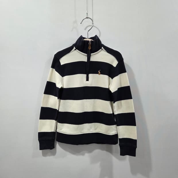 폴로랄프로렌 키즈 풀오버 하프집업 맨투맨 4T 
