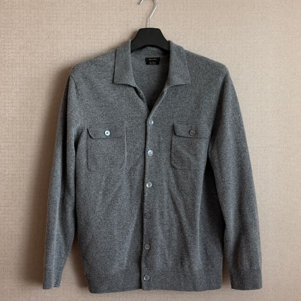 마시모두띠 회색 캐시미어 니트