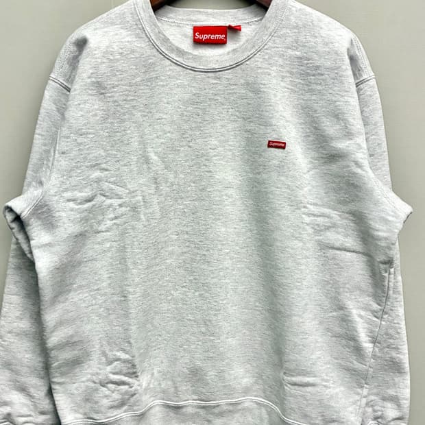 (L/103)Supreme 슈프림 스몰 박스로고 멜란지 헤비 스웻셔츠 맨