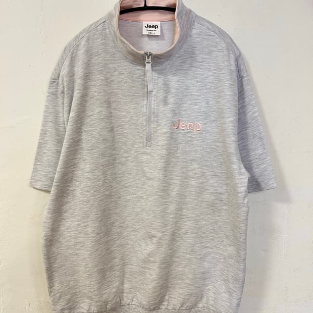 Jeep 반집업 맨투맨 (실측 100정도)