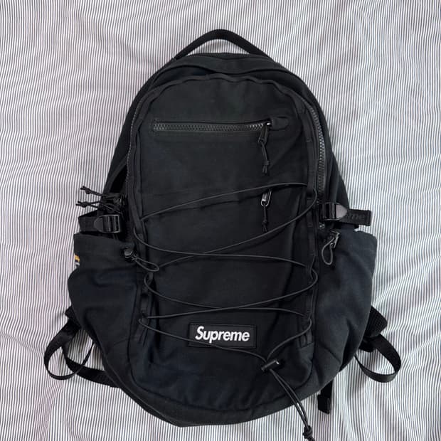 슈프림 백팩 블랙 25ss