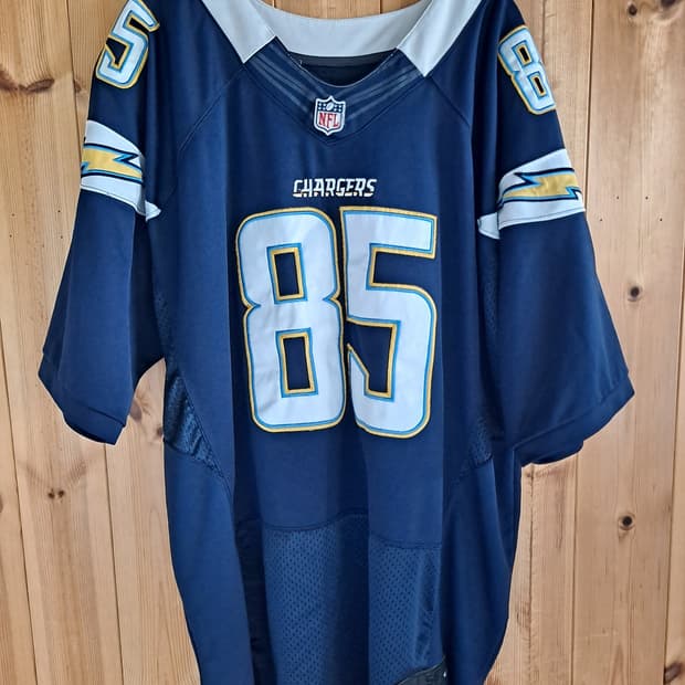 나이키 NFL 차저스 안토니오 게이츠 온필드 자수 유니폼 (56사이즈)