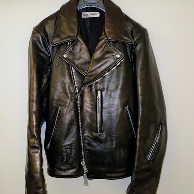 아워레가시 라이더 자켓 레더