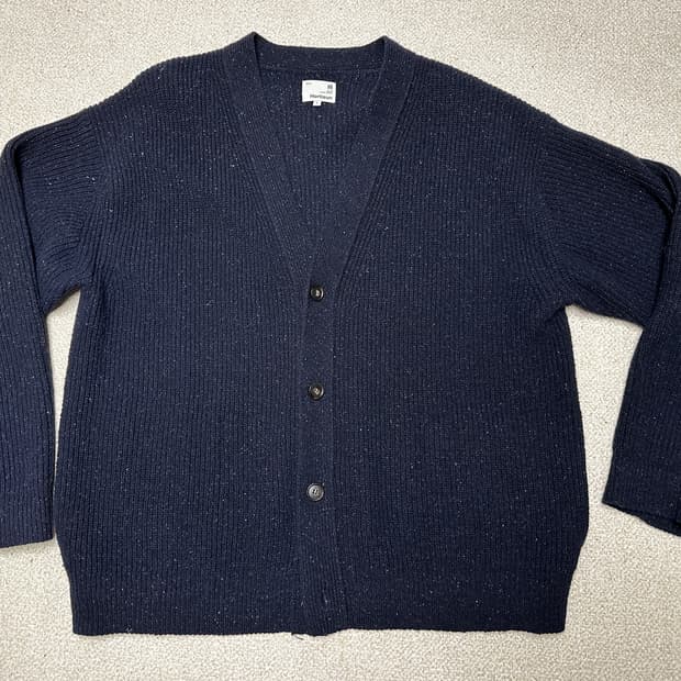 (L) 홀리선 엘리엇 로우게이지 가디건 - 네이비 (105-110사이즈)