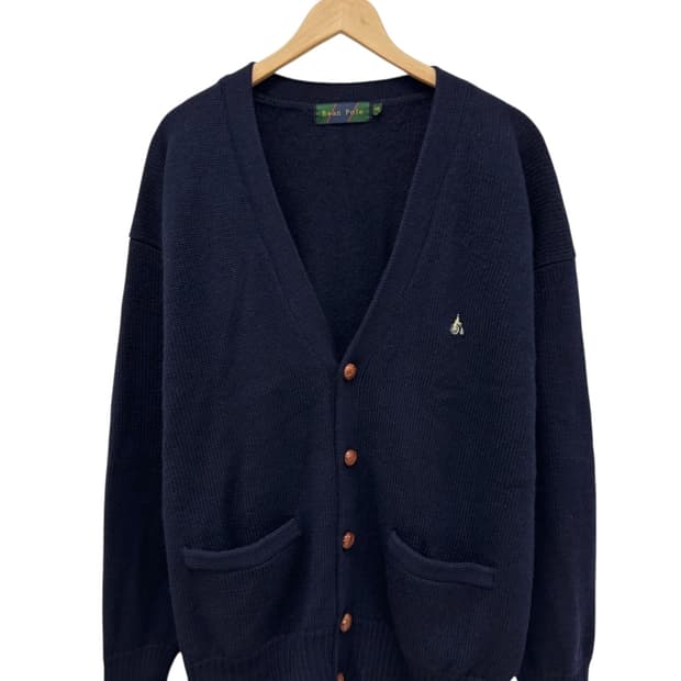 빈폴 울 가디건 네이비 (XXL)