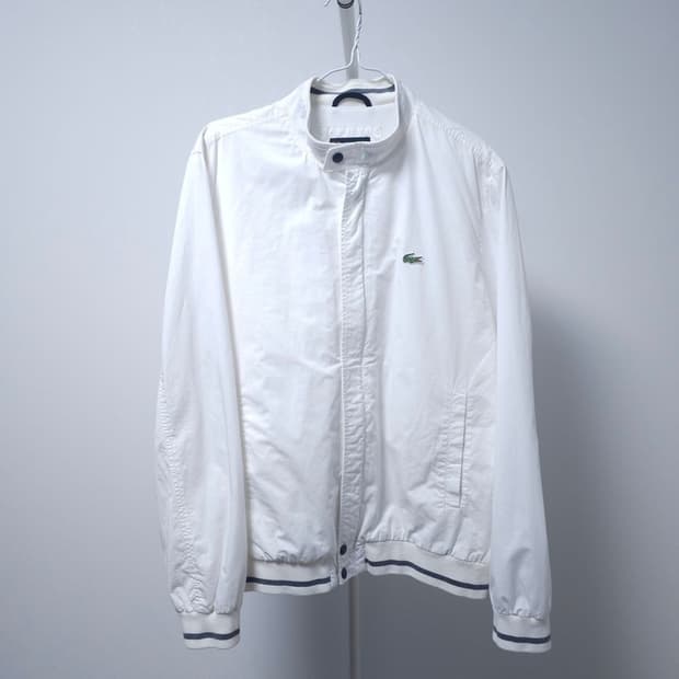 라코스테 화이트 블루종 105