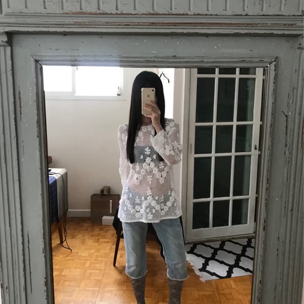 나우시카 vintage edwin denim pants 데님 카프리