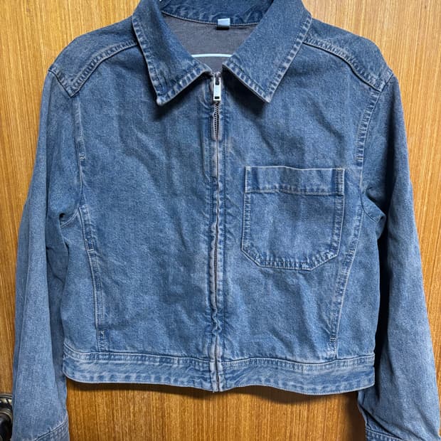 GU 청자켓 데님자켓