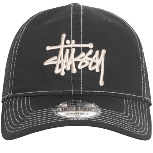 스투시 뉴에라 9Twenty 베이직 트러커 블랙
