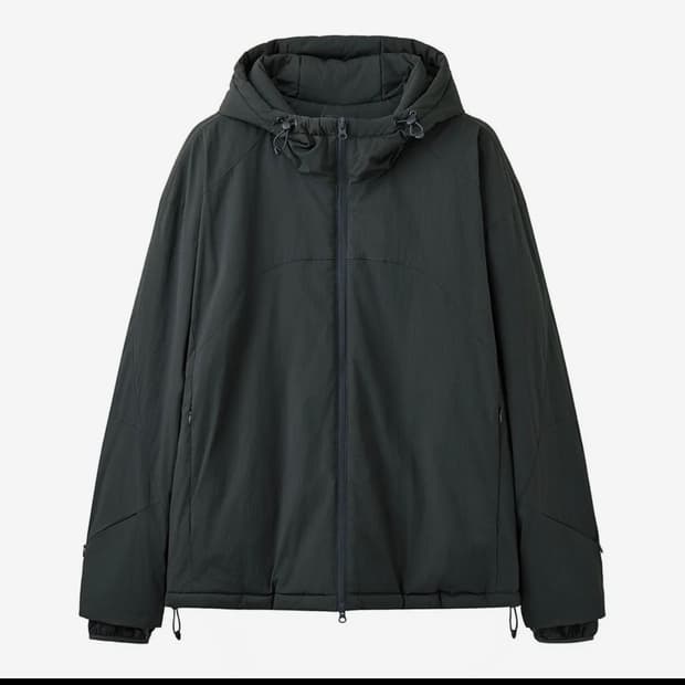 아르반 라이트 쉘 패디드 자켓 차콜 4