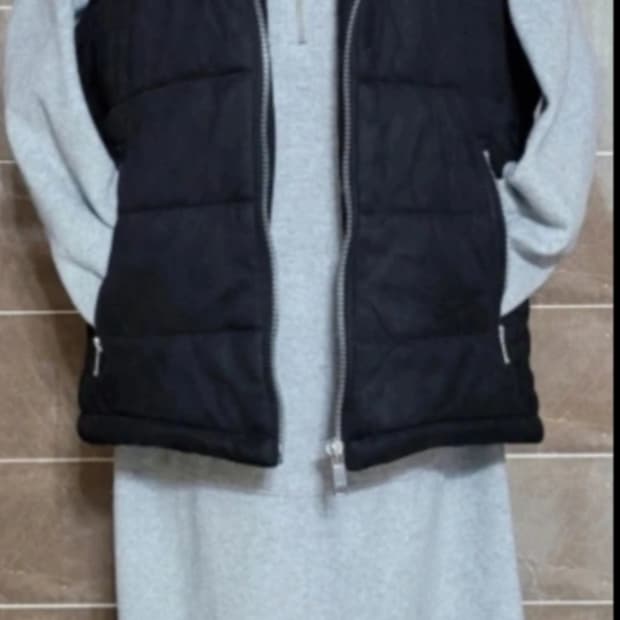 👠여성xl사이즈👠핑크시슬리 원피스와 자라 조끼세트