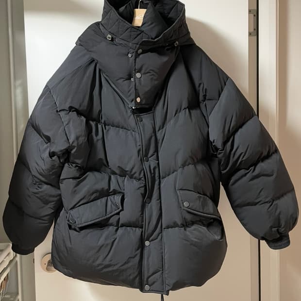 HGBB STUDIO 바렌츠 다운 패딩 블랙 L