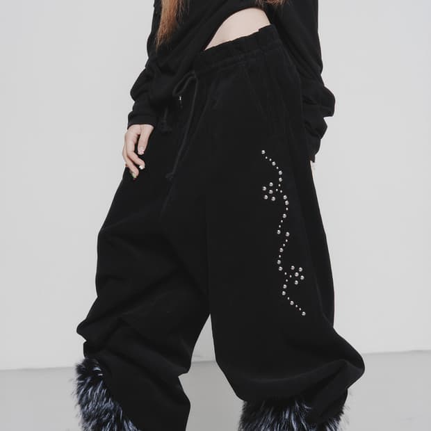 다이닛 STUD CORDUROY PANTS