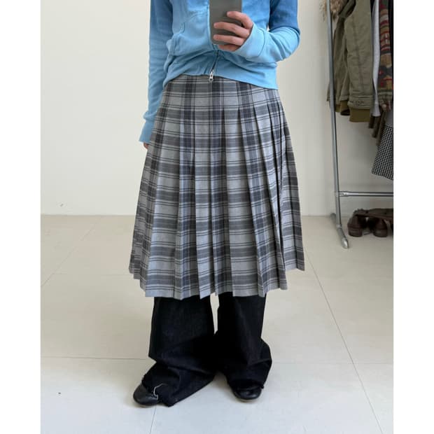 Mcgregor 체크 스커트