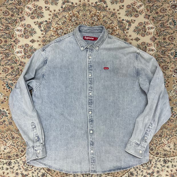 24ss 슈프림 스몰 박스 데님 셔츠