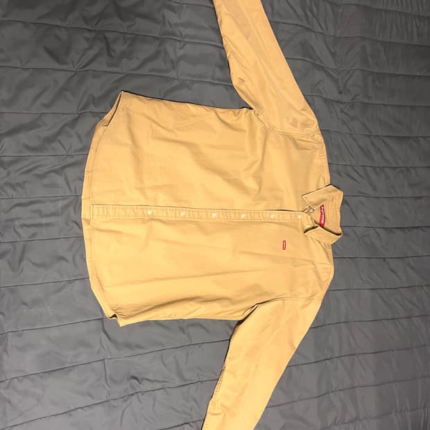 슈프림 셔츠 탄 M사이즈