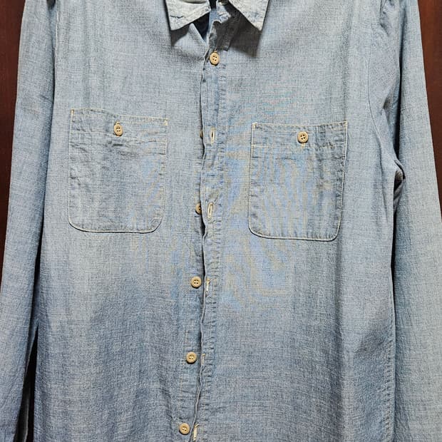 coast-wide 샴브레이 셔츠