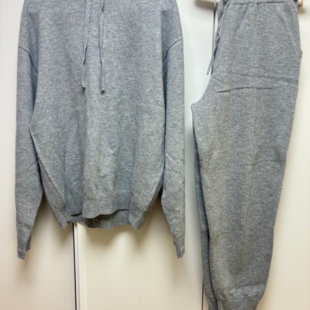 제이리움 셋업 후드 니트 L 하의 M 