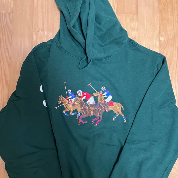 polo hoodie 폴로 후드