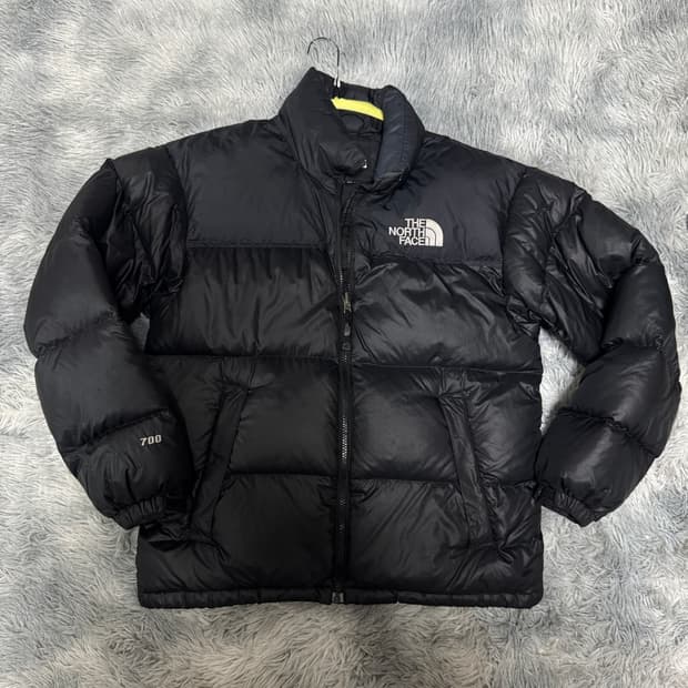 노스페이스 700 눕시패딩 블랙 90 S사이즈