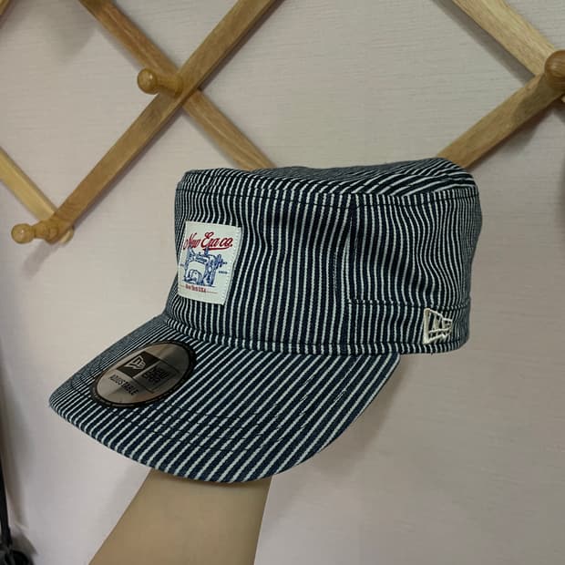 뉴에라 스트라이프 모자