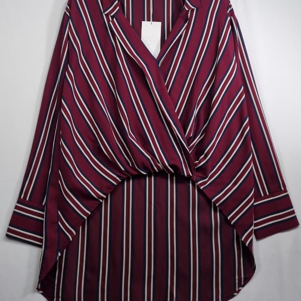 새상품) M ) ZARA 레드 블라우스