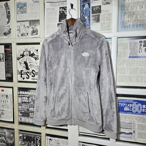 노스페이스 실버 그레이 플리스 집업