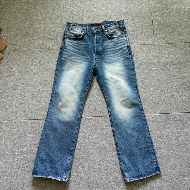 버드노트 semi boot cut denim