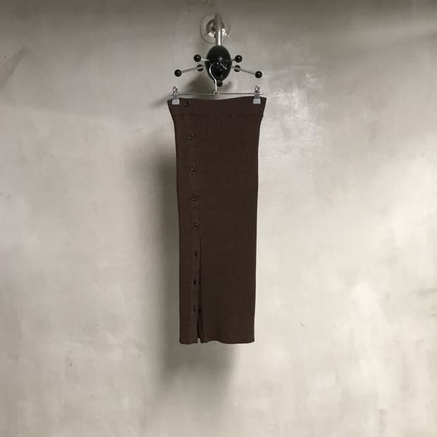 MM6 마르지엘라 브라운 스커트 S(W)