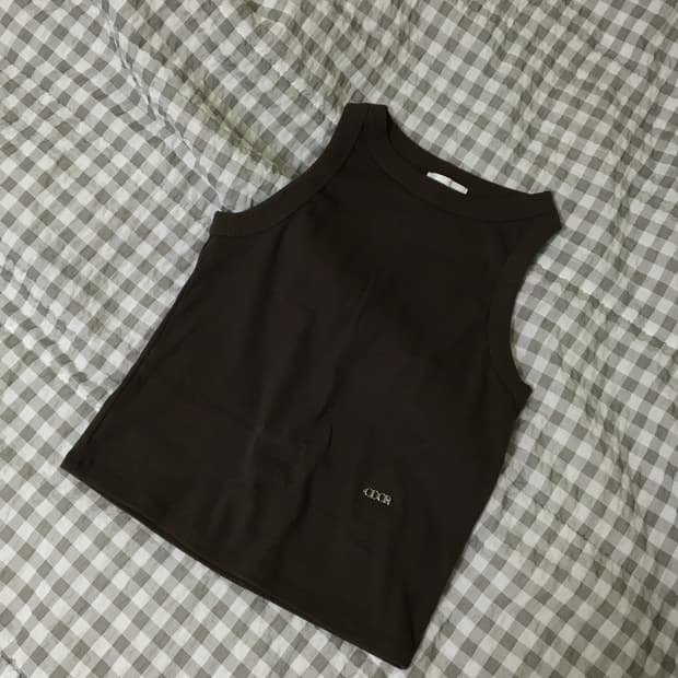 오도어 odor slim sleeveless - brown