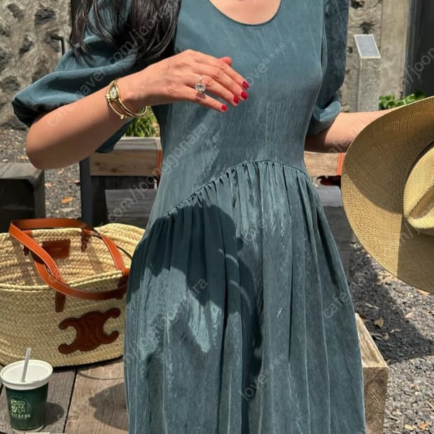 라밤바룸 큐프라 포지그린 원피스