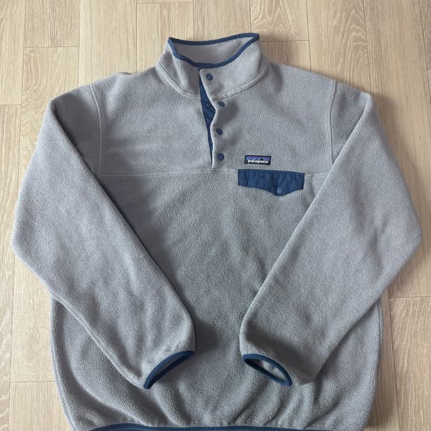 L 파타고니아 신칠라 플리스 풀오버 베이지 그레이 브라운