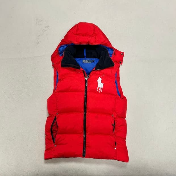 폴로 빅포니 패딩조끼