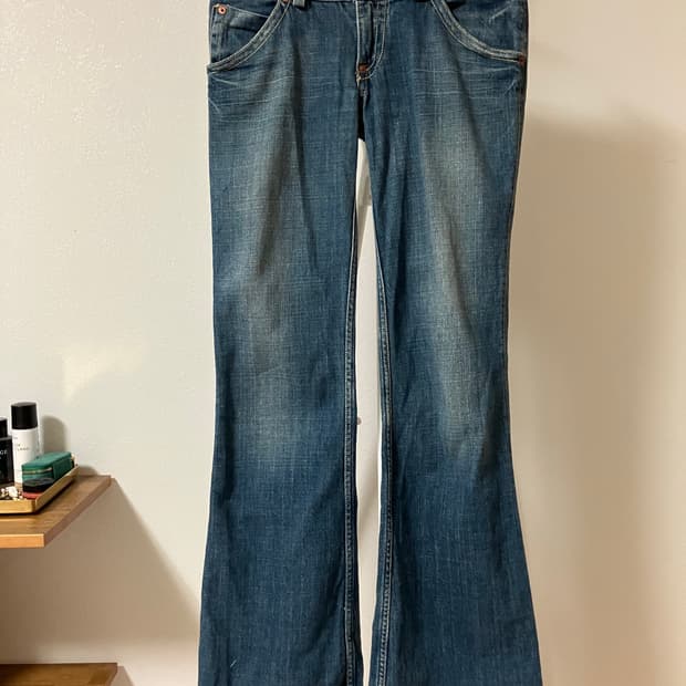 Hudson 중청 부츠컷 데님 로우라이즈 부츠컷청바지 y2k