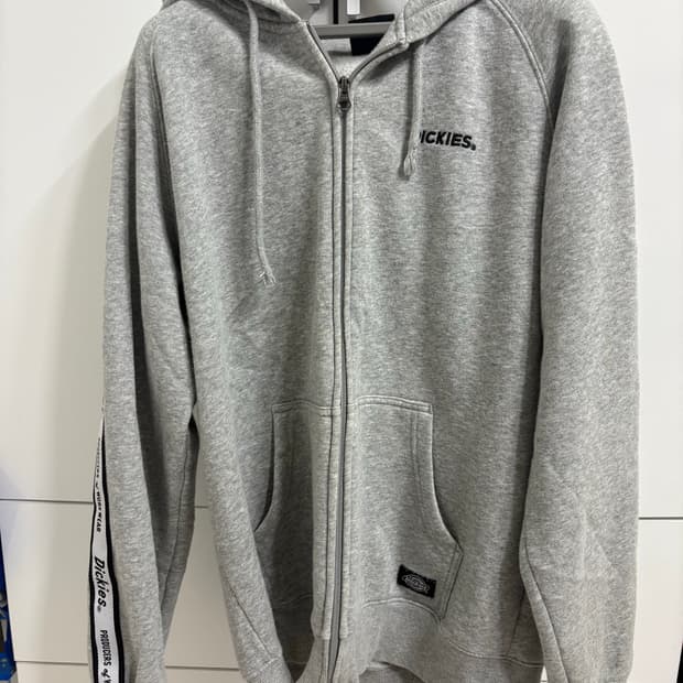 디키즈 회색 후드집업 M