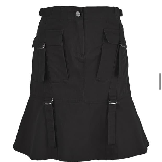세릭 STRAP FLARED CARGO SKIRT