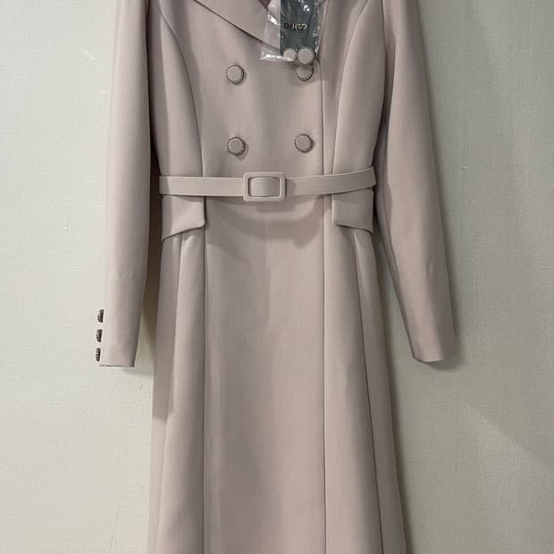 택달린 새상품) 데코DECO 카이로 벨티드 원피스(S) 정가 619,00