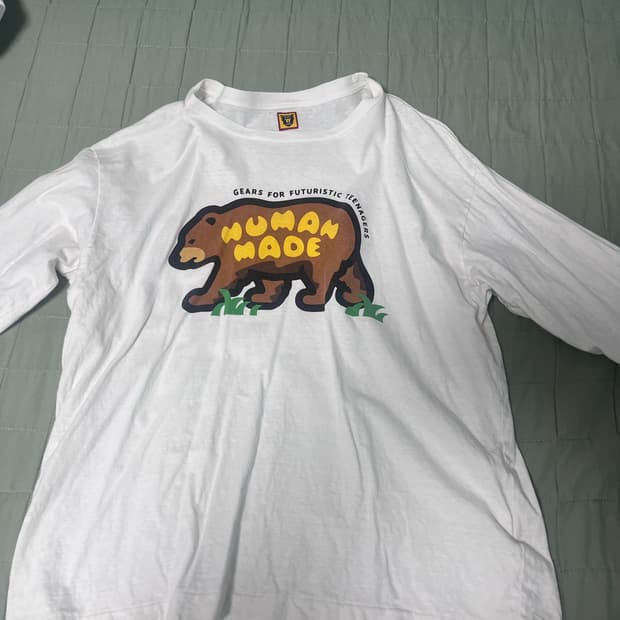 휴먼메이드 롱슬리브 xxl 판매합니다