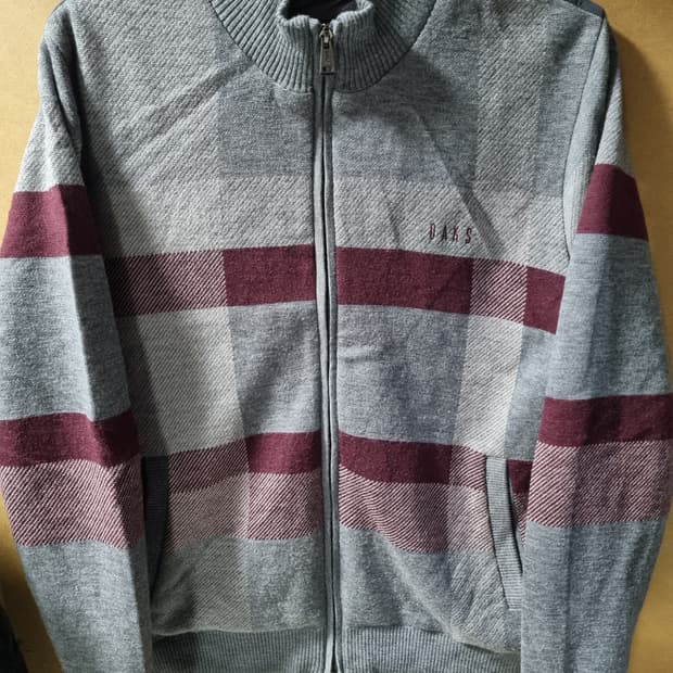 닥스 남성 모직 방풍 니트 구스패딩 