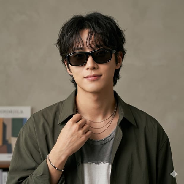 데드스탁 시크 & 볼드 블랙 스퀘어 선글라스 719